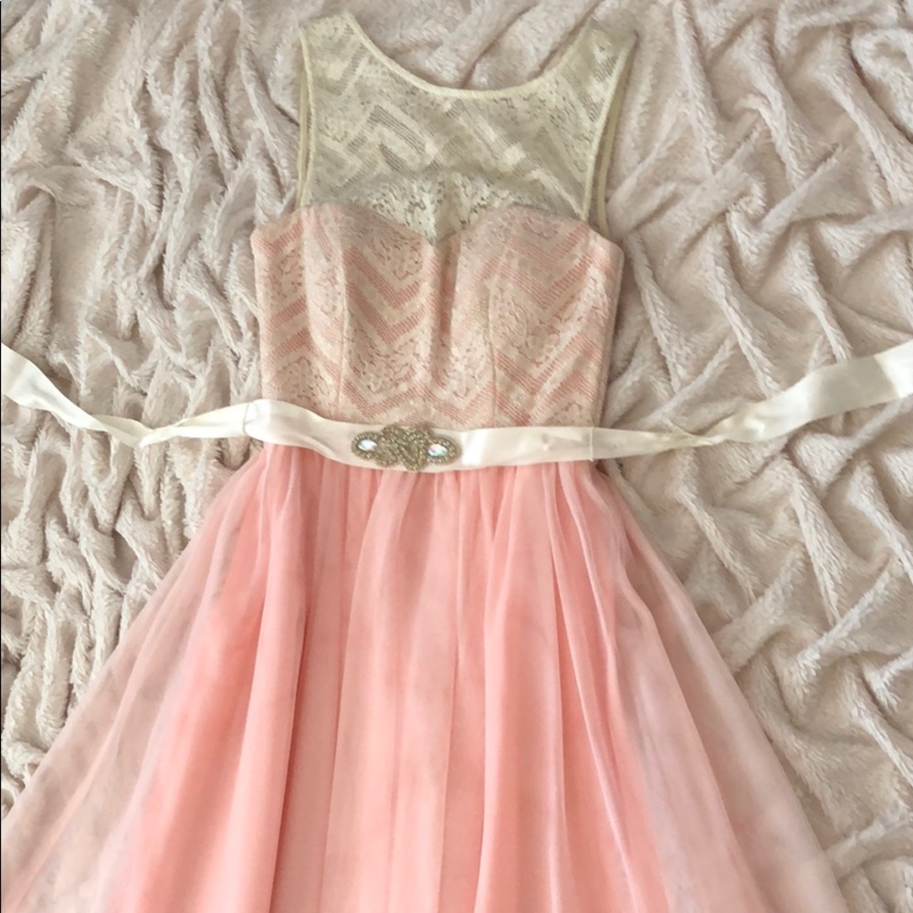 Pink prom dress!